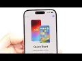 How To Get Quick Start On Your iPhone 2025