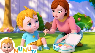 Boo Boo Song | NuNu Tv Nursery Rhymes & Kids Songs