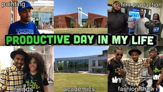 A REALISTIC DAY IN MY LIFE AT GGC classes fashion show pottery painting etc Vlog S2 E5