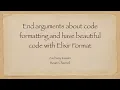 Elixir Format ensures clean code formatting