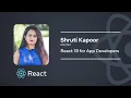 React 18 for app developers
