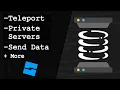 Teleport To Places Reserve Private Servers Send Data - Roblox TeleportService Tutorial