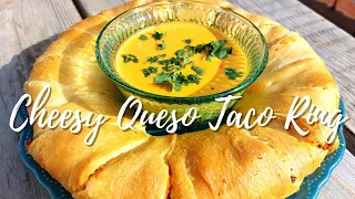 Cheesy Taco Ring With Crescent Rolls Quick and Easy Dinner Idea