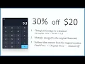 How to Find 30 Percent Off 20 Using a Calculator Step by Step