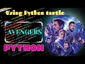 Avengers Logo Using Python Turtle Code Graphics Python Programming Hub