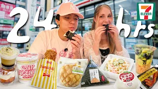 24 HORAS COMENDO SÓ COMIDA DE LOJA DE CONVÊNIENCIA DO JAPÃO! 😱