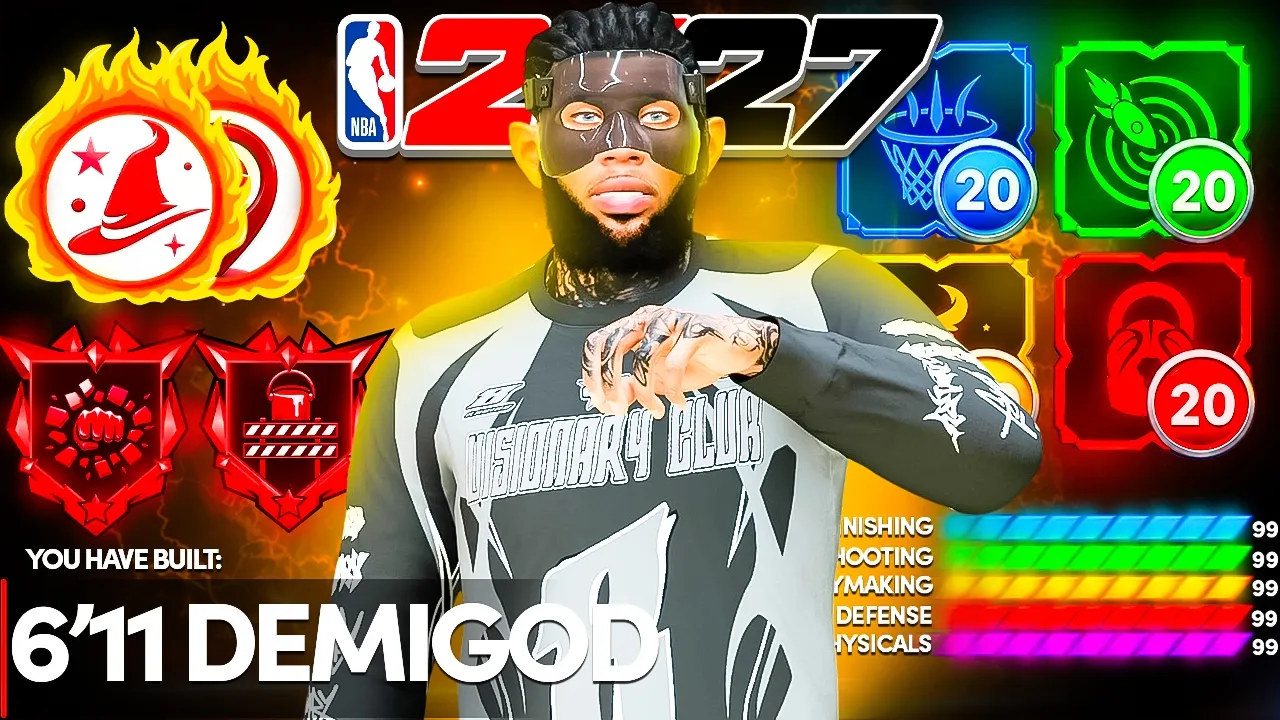 The BEST Center Build in NBA 2K27 馃弲 UNSTOPPABLE DEMIGOD!: video thumbnail
