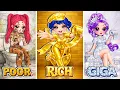 Huntrix Saja Boys Rich vs Poor vs Giga Rich Prison Fashion DIY Fashion Paper Dolls