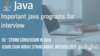String conversion in java string conversion Char Char Array String Array Integer List