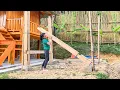 Download Lagu Teen Girl’s First Stilt House Build at 18 – A Cozy DIY Journey to Watch