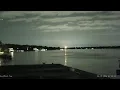 St Clair River from the Voyageur Restaurant St Clair Michigan USA