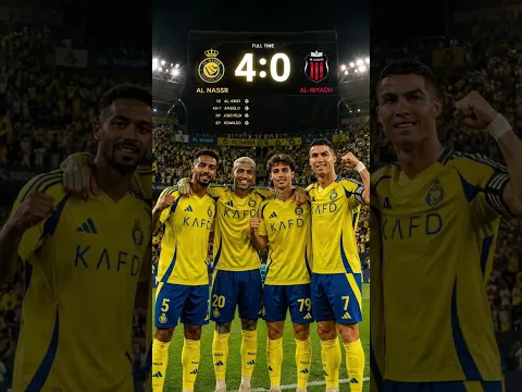 Alnassr won against Al-Riyadh #alnassr #cristianoronaldo #joãofélix