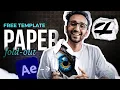 EASIEST Paper Fold-Out animation in After Effects Like Ali Abdaal Project File