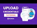 Uploading Credentials - Nursa App for Clinicians