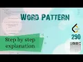 Word Pattern LeetCode September Challenge
