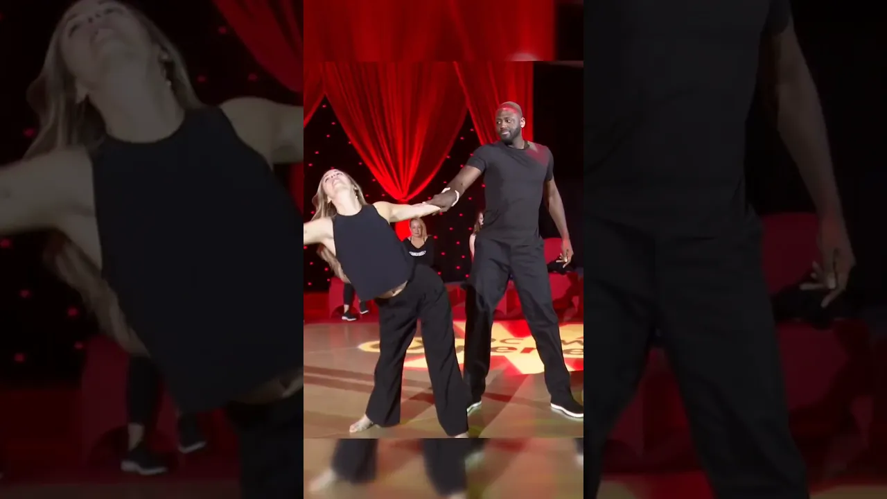 The look on his face 🤣 #improv #westcoastswing with the lovely ‪@SonyaDessureault‬