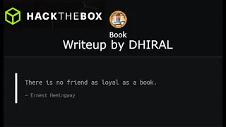Book - HackTheBox