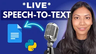 Live Speech-to-Text With Google Docs Using LLMs Python Tutorial
