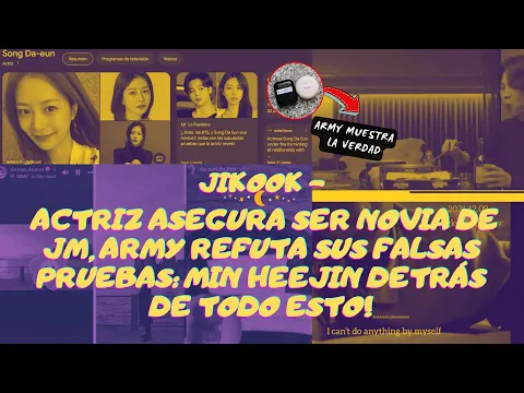 Download MP3 JIKOOK - ACTRIZ ASEGURA SER NOVIA DE JM, ARMY REFUTA PRUEBAS FALSAS: MIN HEEJIN DETRÁS DE TODO ESTO!