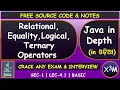 Java Odia Operators in Java Relational Equality Logical Ternary SEC 1 LEC 4 1