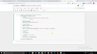How to encode days of the week in Python