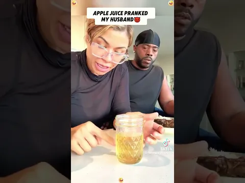 JUICE PRANK ON HUSBAND 😂 FUNNY #funny #humour #comedy