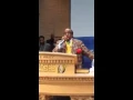 Dr Leroy Elliott Changes Suits While Preaching