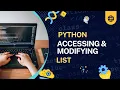 Accessing Modifying List Items in Python 1st Year ics PECTAA Indexing Modify list item