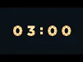 3 MINUTE TIMER Gentle Alarm Ultra 4K