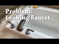 How To 008 - Leaking Bathtub Faucet Delta Handle Removal