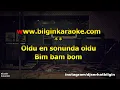 Yasemin Kumral - Bim Bam Bom (Karaoke) Orjinal Stüdyo