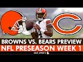 Browns vs Bears Prediction What To Watch For Key Players Browns Preseason Week 1 NFL