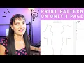 Print PDF Sewing Pattern on Large Format A0 Paper at a Print Shop