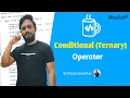Java Operators Conditional Ternary Operator in Java in Telugu