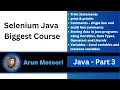 Java - Part 3 Selenium Java Biggest Course