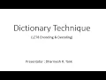 Dynamic Adpative Dictionary LZ78 Encoding Decoding
