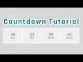 How To Create Countdown Timer in jQuery How to Use Countdown jQuery Plugin jQuery Tutorial