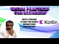 HOW TO SWAP TWO NUMBER WITHOUT USING THIRD VARIABLE KOTLIN Example Tamil Software