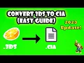 Convert 3DS files to CIA on PC updated guide that still works in 2024