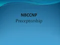 Nursing Preceptor Development