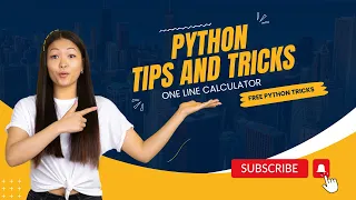 One Line Calculator using Python Python Tips and Tricks