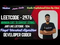Minimum Cost to Convert String I Leetcode 2976 Floyd Warshall Algorithm Java Developer Coder