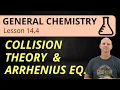 Collision Theory Arrhenius Equation 14 4 General Chemistry