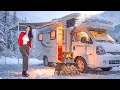 Lagu ❄️OVERNACHTEN IN DE SNEEUW IN EEN CARAVAN