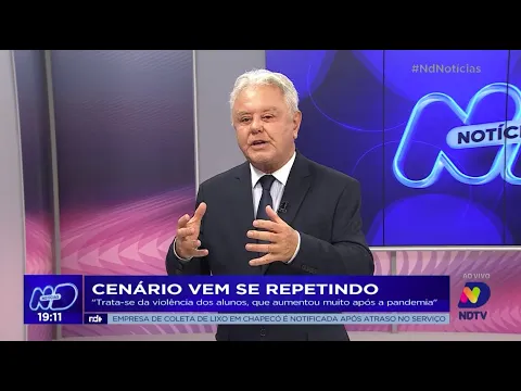 Cenário vem se repetindo: “trata-se da violência dos alunos, que aumentou muito após a pandemia"