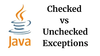 Checked vs Unchecked Exceptions in Java