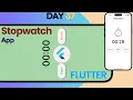 Flutter Stopwatch App Tutorial Designing a Stopwatch in Flutter