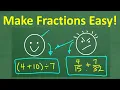 Fractions Made EASY 3 TIPS that will make BASIC MATH and Fraction problems much easier to solve