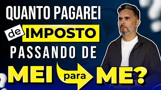 Quanto paga de imposto mudando de MEI para ME?