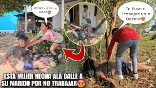 Este Hombre Se Quedo Sin mujer y Sin Hogar Por No Trabajar😱 Le Tir4ron Todas Sus Cosas Por Huevon😡